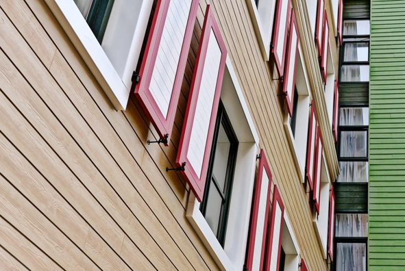 wood grain siding
